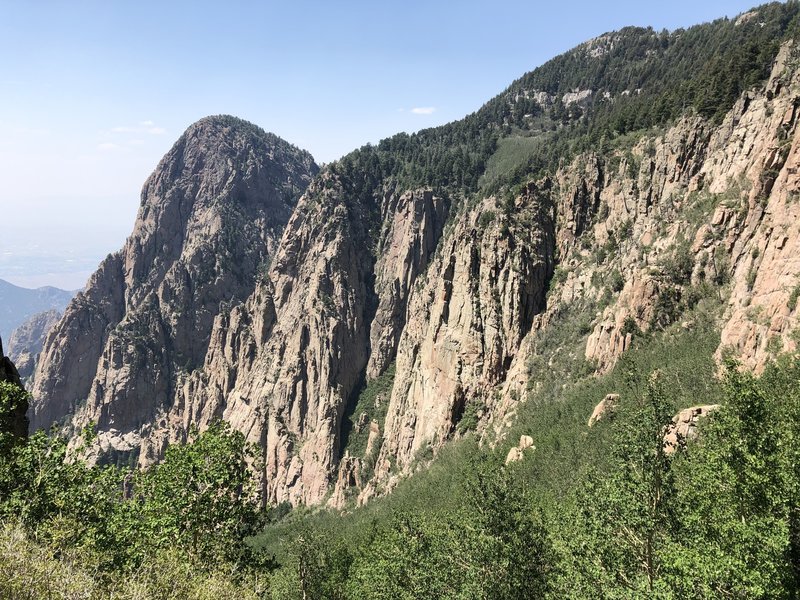 Rock Climbing in Pinnacle Valley, Sandia Mountains