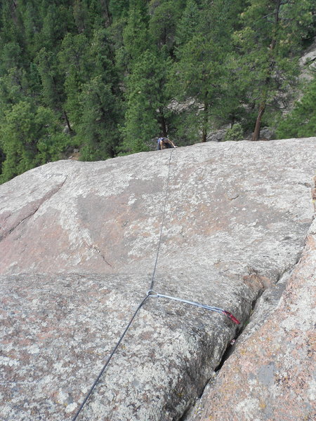 Joseffa follows Hot Heels, here approaching the final bolts.