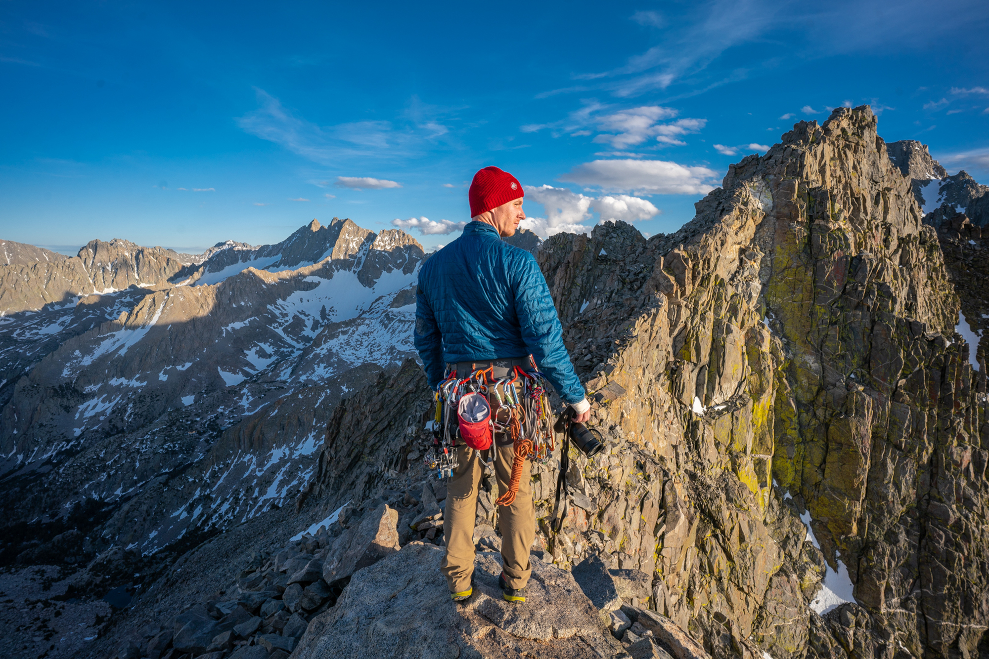 Looking south towards the summit of Temple Crag from the top of Dark Star