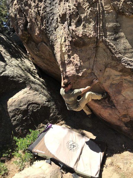 Heel hooking on Lost in Thought.