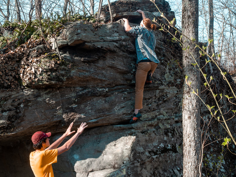 moving up to the top out