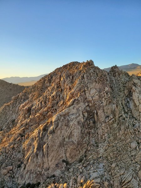 Rock Climbing in .50 Cal Tower, High Desert