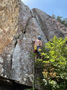 Getting off the ground on my first Trad Onsight