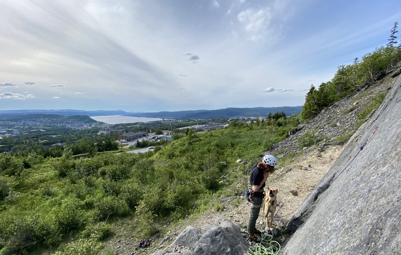 Rock Climbing in Plaza Slabs, Newfoundland and Labrador