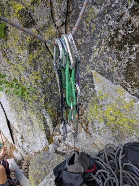 6 pieces that ripped (4 nuts, and a purple + yellow C3) when partner took a grounder from about 40 ft up. Be *super* solid at the grade and don't assume your gear will hold