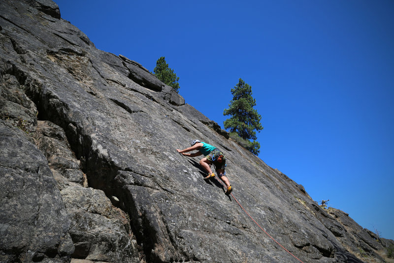 Rock Climb Trad Kindergarten, CentralEast Cascades, Wenatchee