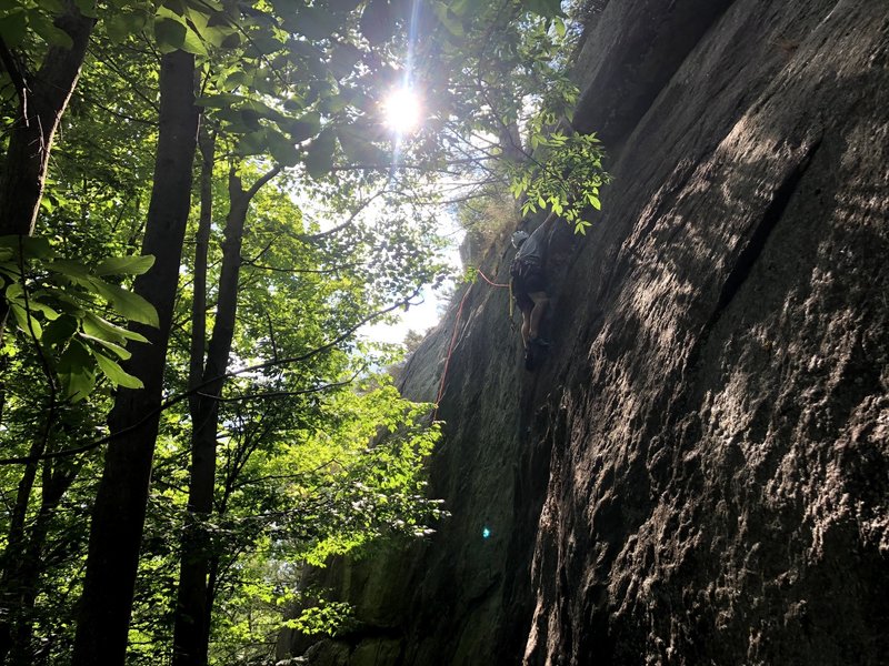 going for the moves at the top