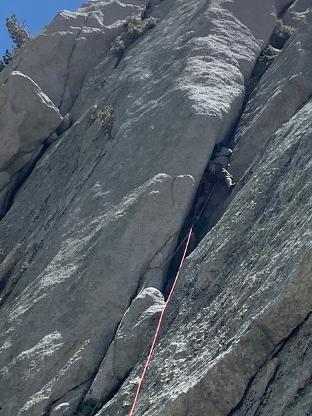 Getting into the pod on pitch 5
