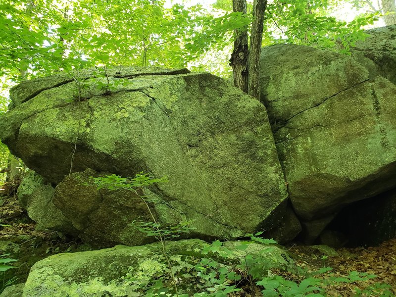 Smaller boulders.