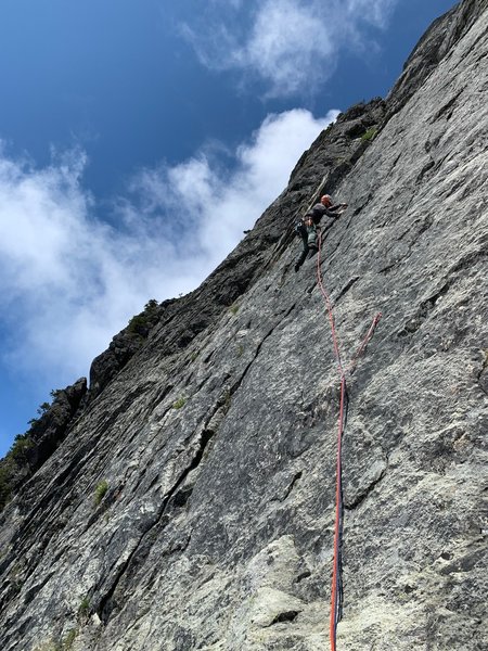 Beginning of .10c pitch, you can see how well bolted it is. Taken by my partner.