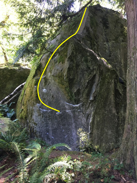 Ice Box Boulder - North East Corner