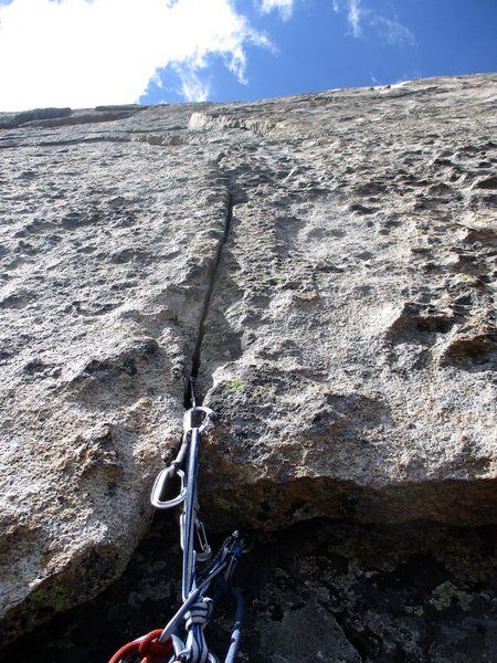 Pitch 5 (pitch count starting from Middle Earth Ledge).