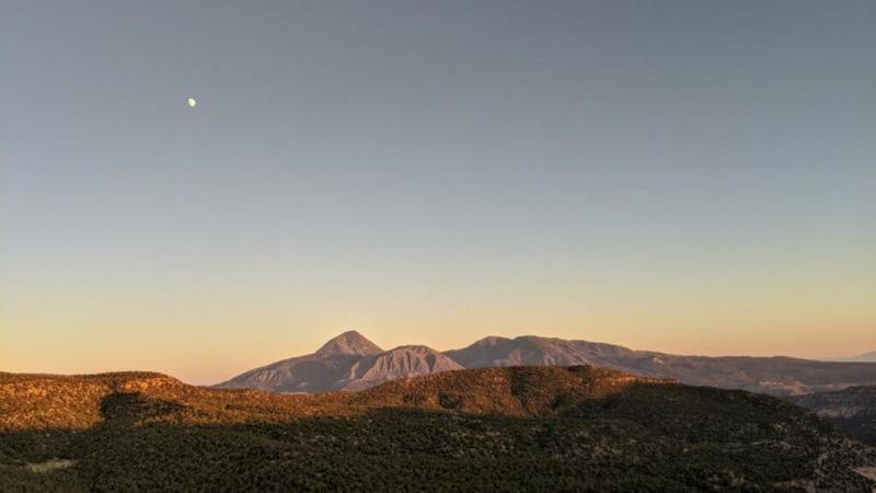A view of Ute Mountain looking East from Canyon of the Ancients Nat'l Monument.