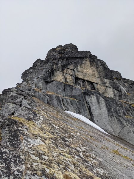 Lower Spire W Ridge. Many low 5th options abound, with a couple harder lines in there as well.