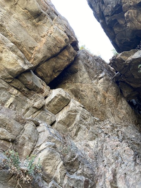 The base of the route.