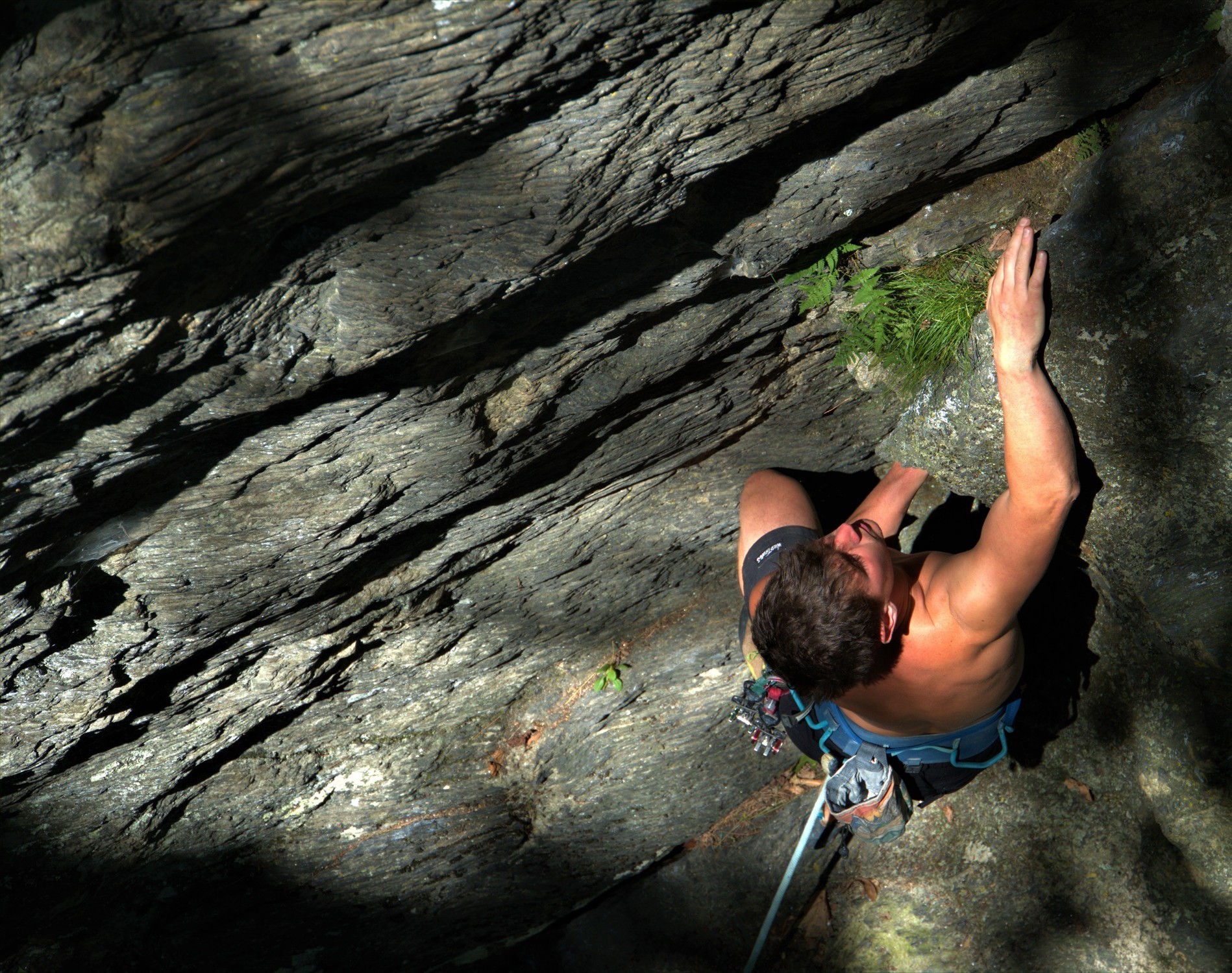 some rumney gear climbing