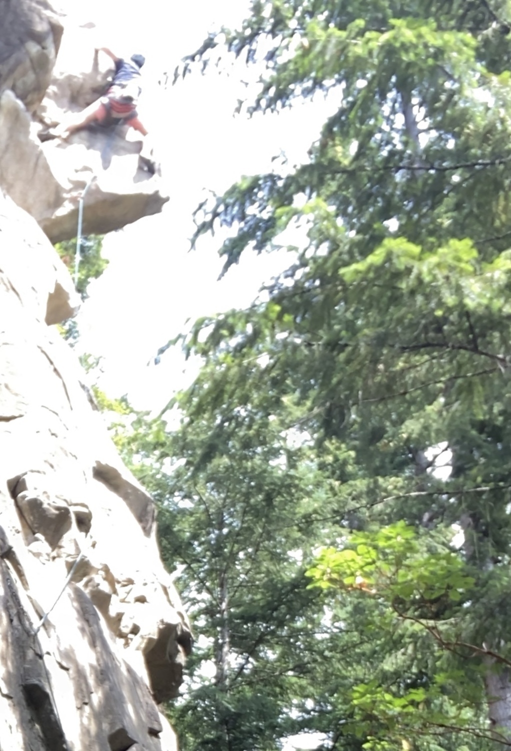 Some of the best climbing in Bellingham. Way harder than 5.9