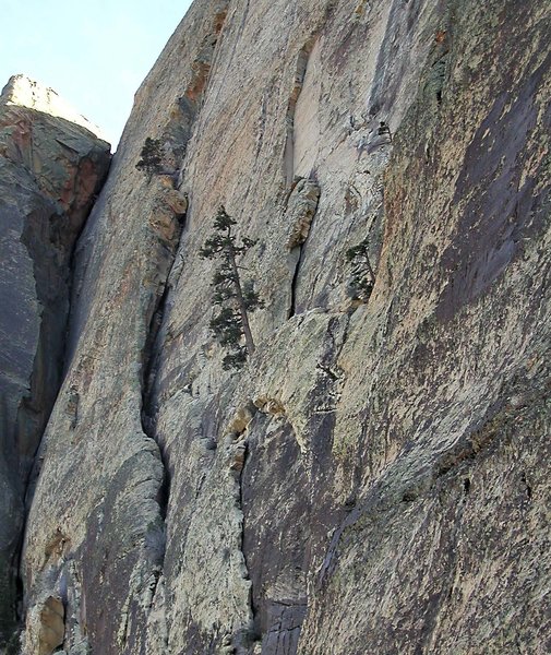 The upper corner system, after the traverse.