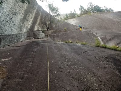 Rock Climb Slab Alley British Columbia