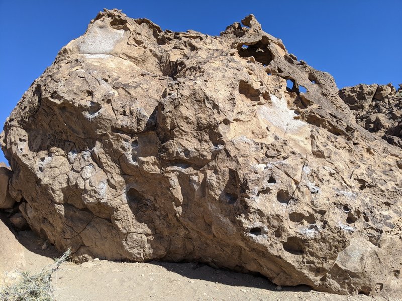 South face of Jesus Chrysler boulder