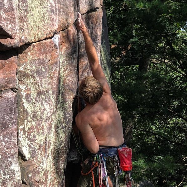 Mono at the crux section