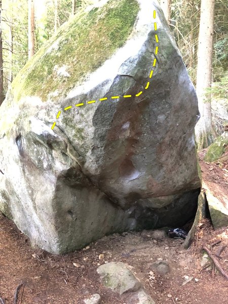 snaked left line