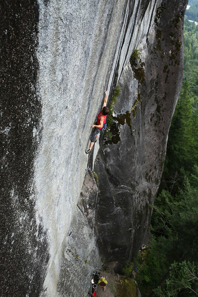 Deep in crux of Quad Cracks. Photo Nate George with permission.