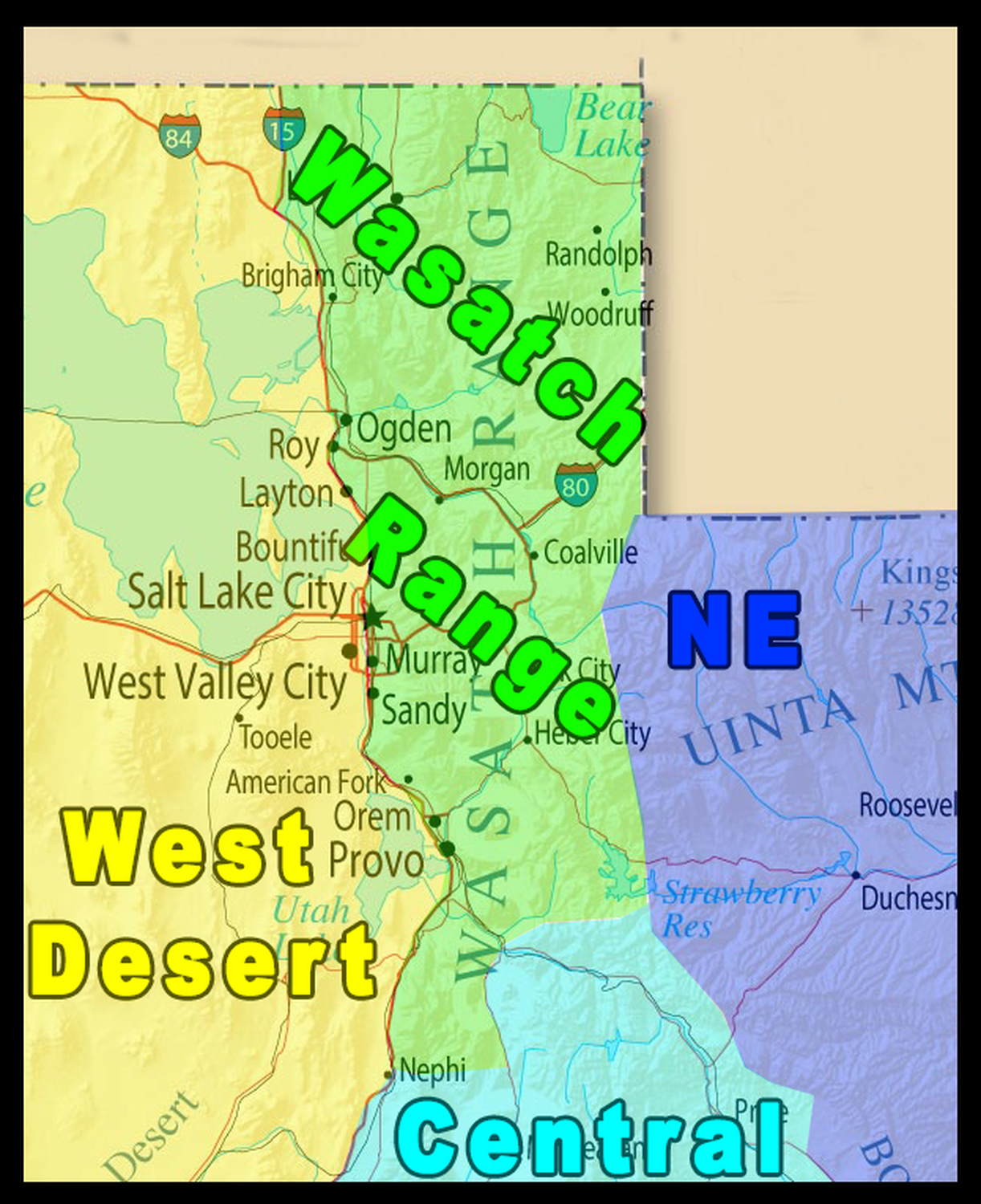 Wasatch Range of Utah