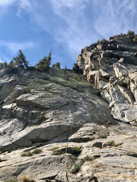 Passed the crux on the FA of Green Machine
