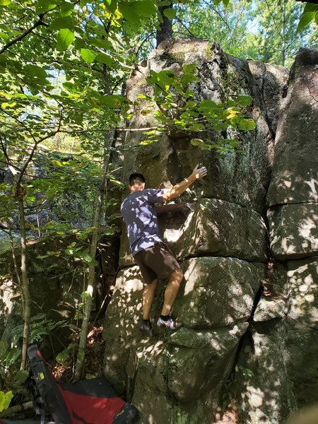 Darren on Plymouth Rock Left