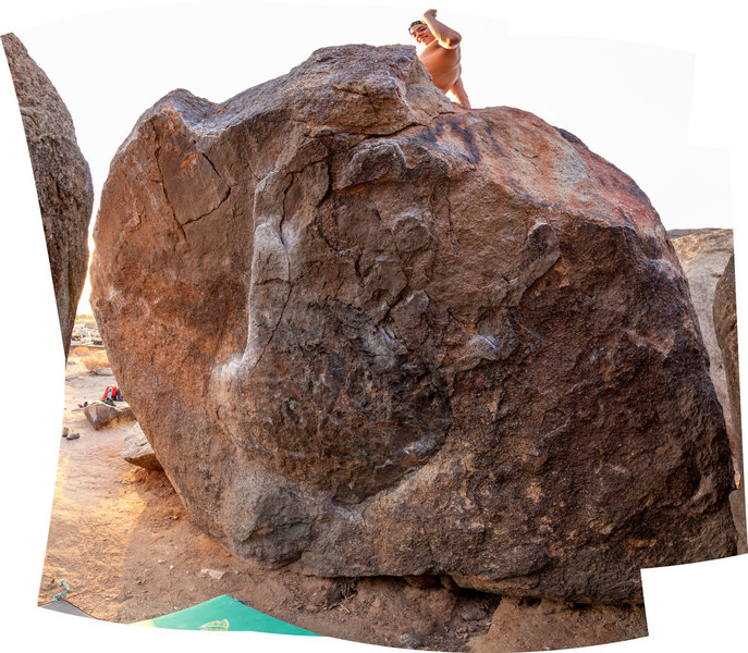 Picture of Monkey Lust Boulder inside the nook