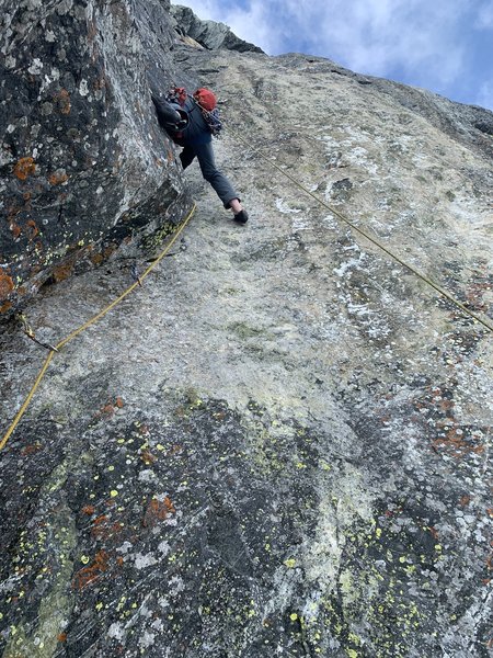 Fourth pitch, post Crux