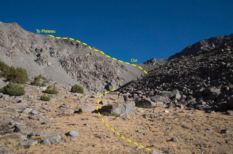 Cloudripper, East Ridge, Chute.