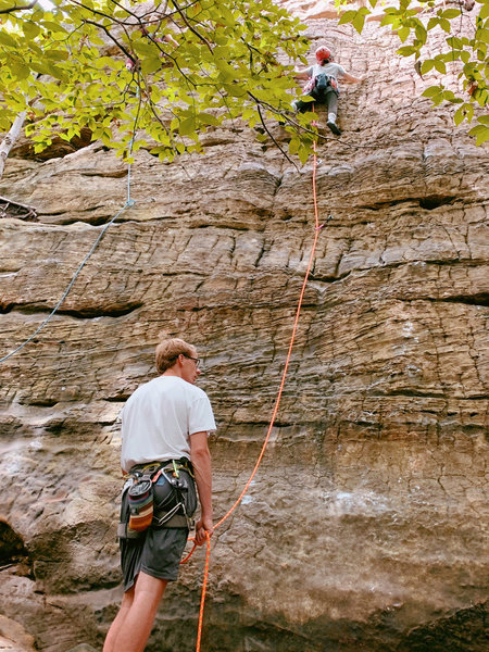 Jenny on lead