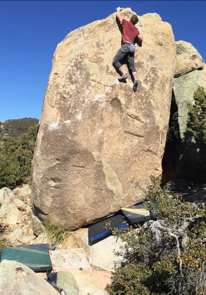 Andrew was kind enough to hold my purse for this ascent.