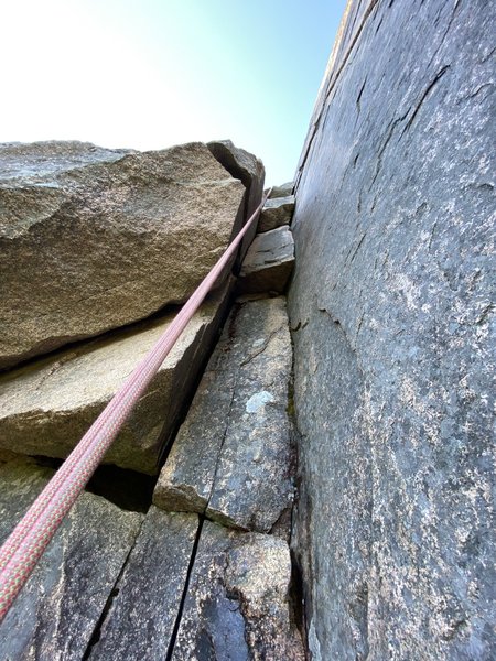 Looking up the second pitch.  Brutal for 5.7.
