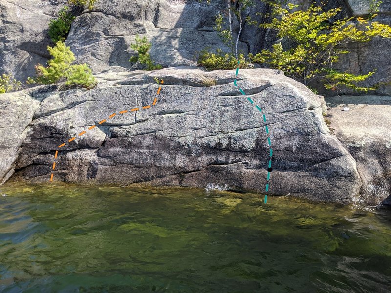 Sarah's Pencil (L) and Captain Samuel Drinkwater's Galley Hole (R)