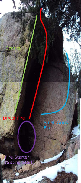 The Fire Pit routes.