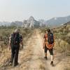 Walking to Strip Rock with 40 plus years climbing partner Bryce Thatcher.  He's 58, me, only 68.<br>
<br>
Photo Vanessa Thatcher