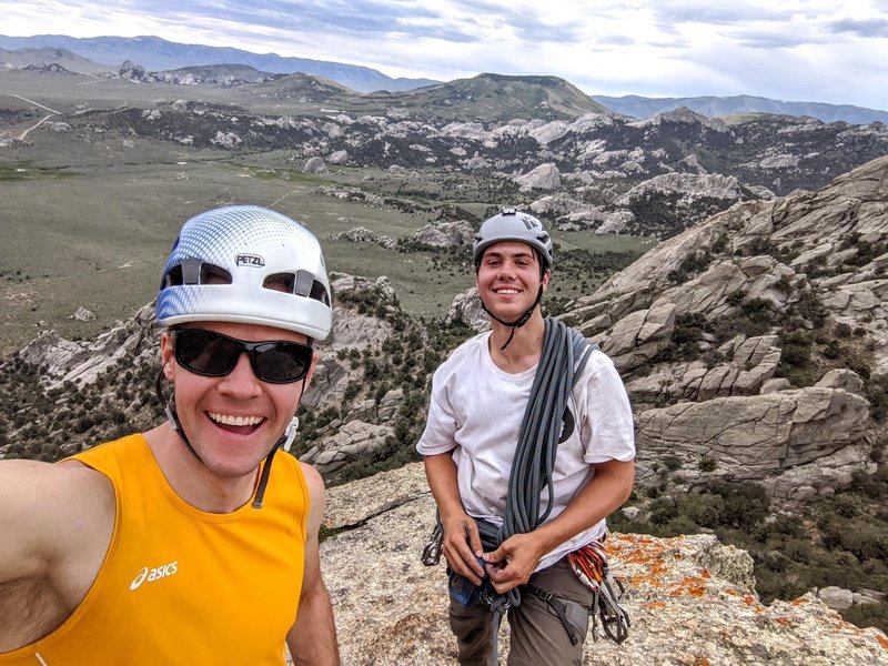 On the summit with Logan