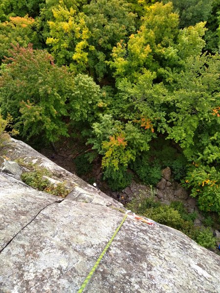 Belaying from the top