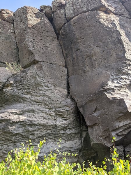 Escape the chimney without first being ejected by the glossy rock.