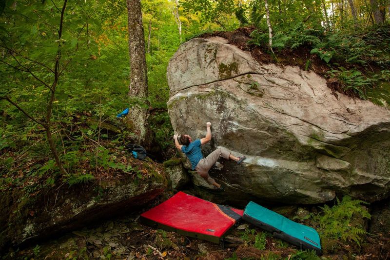 Bouldering in Vermont's Lonely Rocks Central, 2. Central Vermont