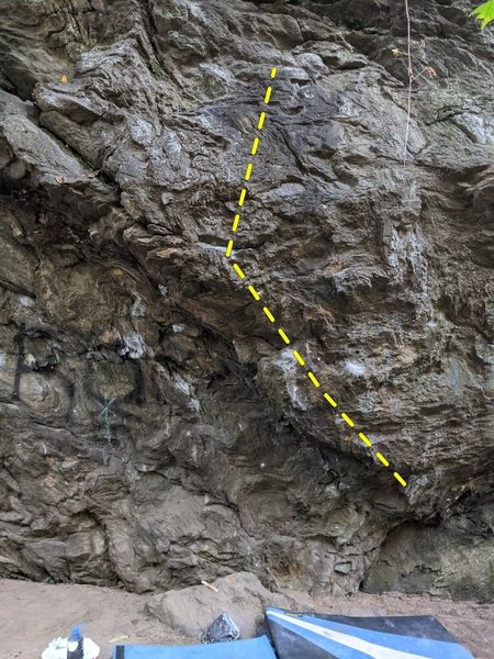 the line