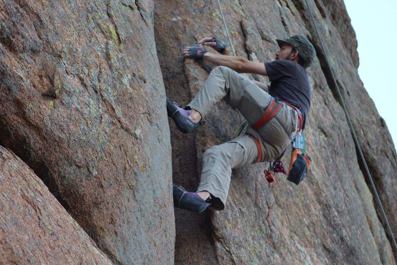 Climbing the really sweet leanback on Power Series. October 2020
