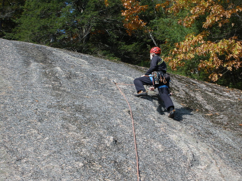 RW at the first bolt on pitch 2