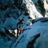 Rappelling south face winter 1991