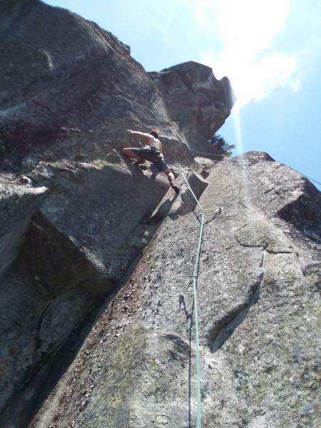 pitch 3 of bakers passage in the crux of it, on the first accent. creative climbing to say the least, on the first three bolts.