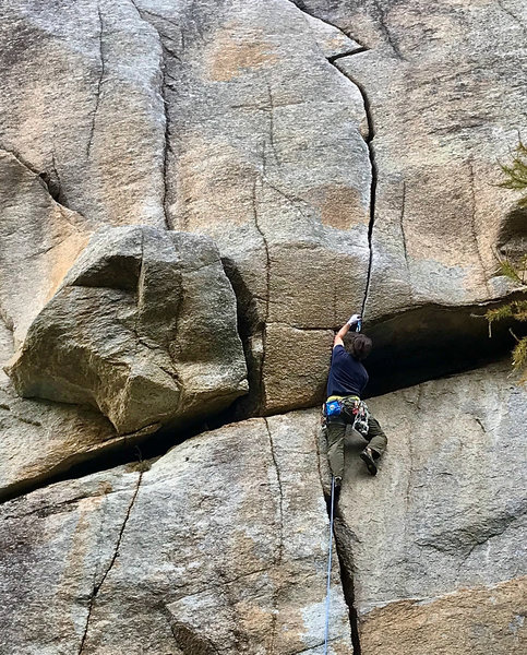 Placing the #0.3 before firing up for the roof with some good fingerjamies!