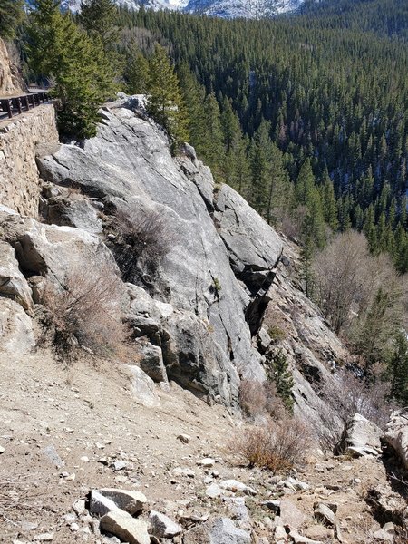 Emancipation Proclamation as seen from CO Hwy 82 (the obvious right then left-leaning crack system).